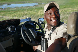Ranger tijdens jeepsafari