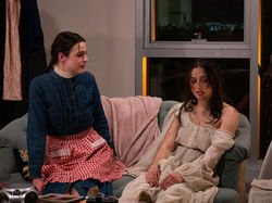 Nora Lullo as Harriet, Gemma Strauss as Olivia