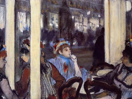 Edgar Degas - Women on a Cafe Terrace in the Evening