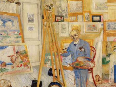 James Ensor - The Skeleton Painter