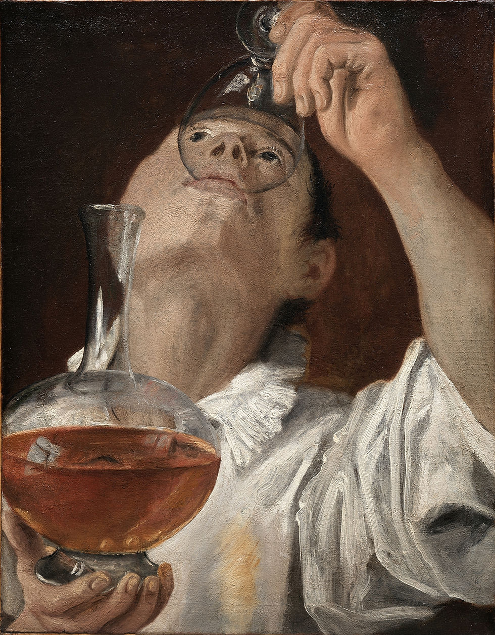 Annibale Carracci, Boy Drinking, 1582-1583, oil on canvas, Cleveland Museum of Art