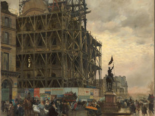 Giuseppe De Nittis - The Place des Pyramides 