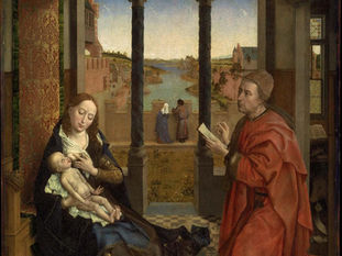 Rogier van der Weyden – Saint Luke Drawing the Virgin