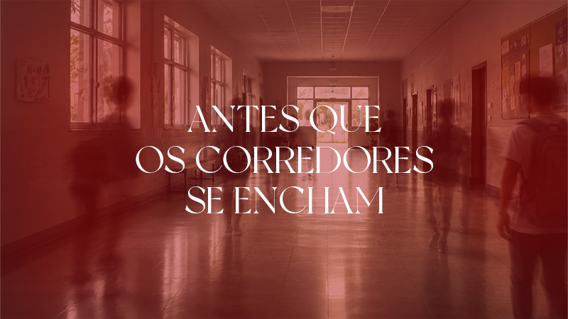 ANTES QUE OS CORREDORES SE ENCHAM