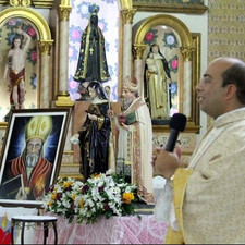 Tríduo em homenagem a Santo Agostinho e Santa Mônica.