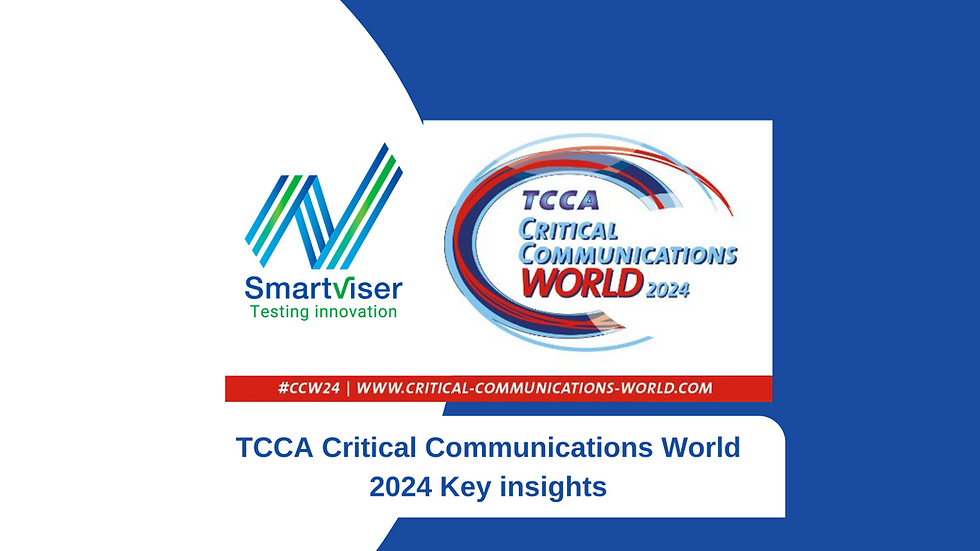 SmartViser Critical Communications World 24 Key Insights