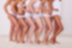close-up-different-silhouette-young-women