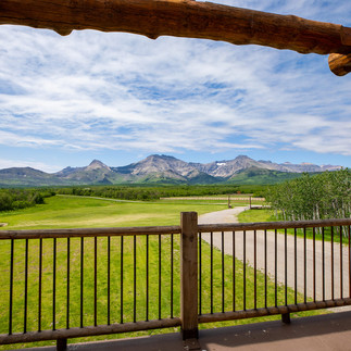 beautiful mountains in waterton