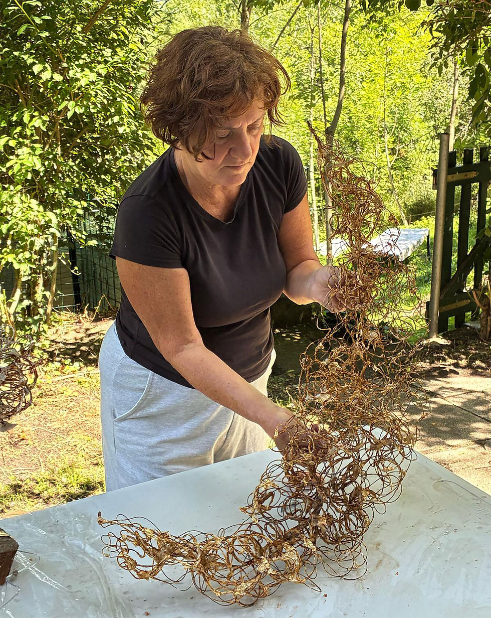 Miniatura: Scultura da parete: NIDO