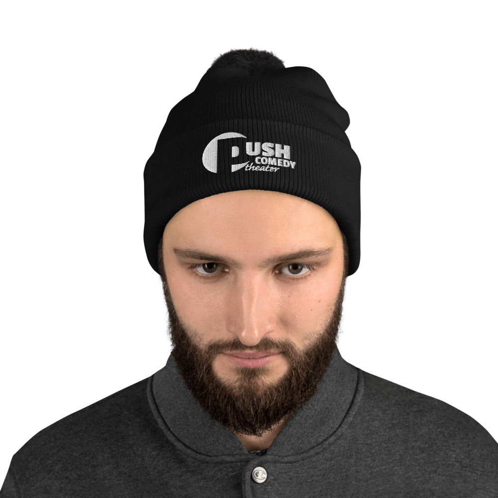 Push Comedy Pom-Pom Beanie