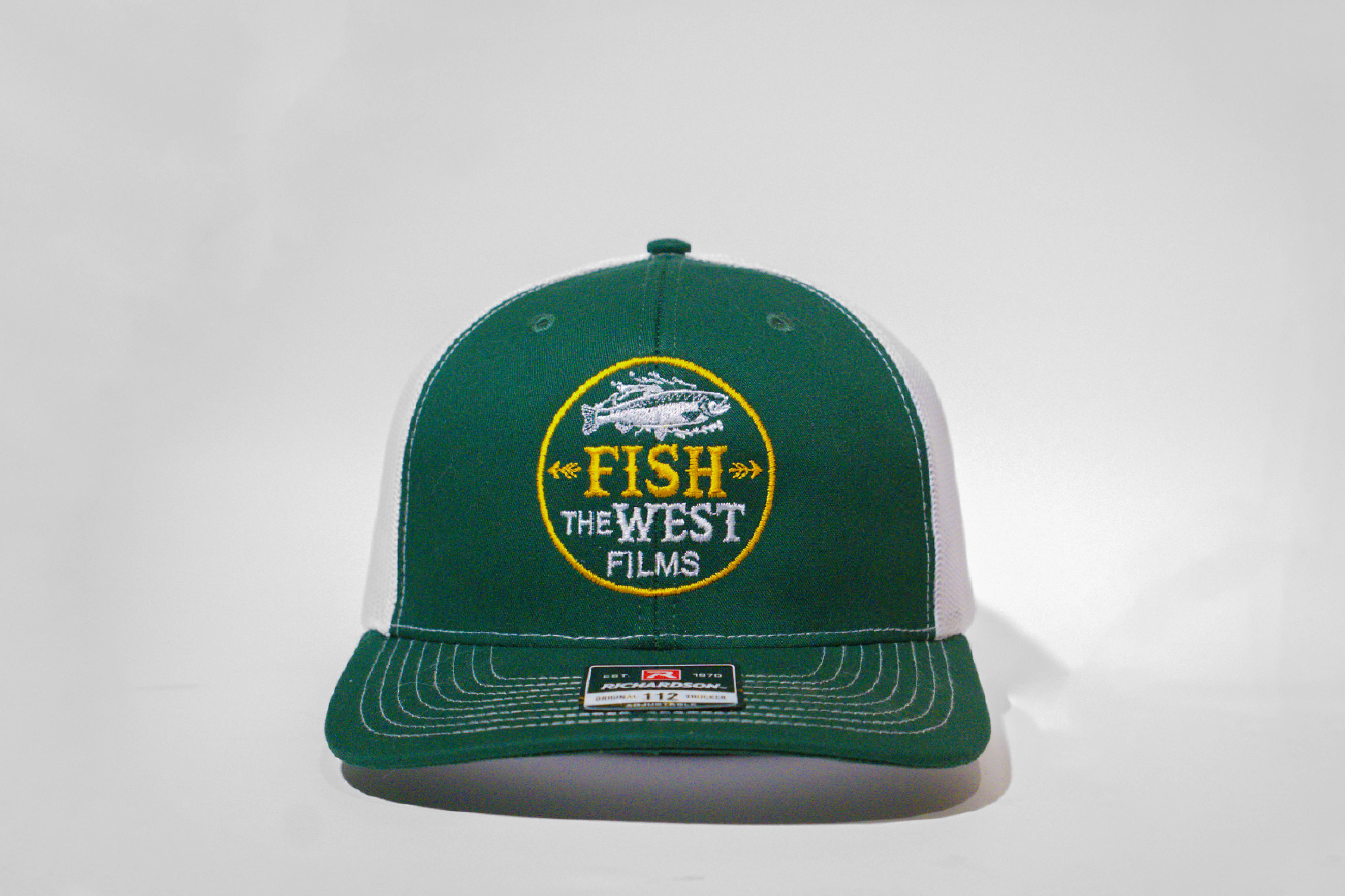 Fish The West Films Hat (Green/White)