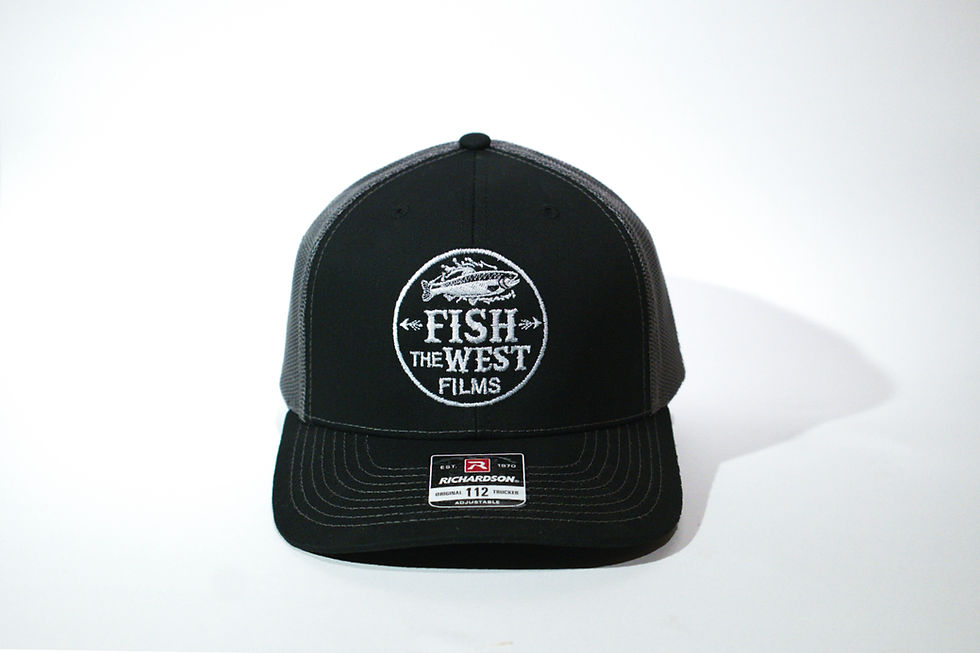 Fish The West Films Hat (Black/Gray)
