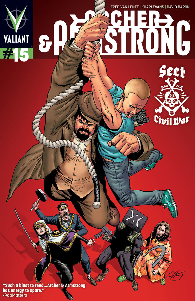 Archer & Armstrong # 15 Couverture de Clayton henry