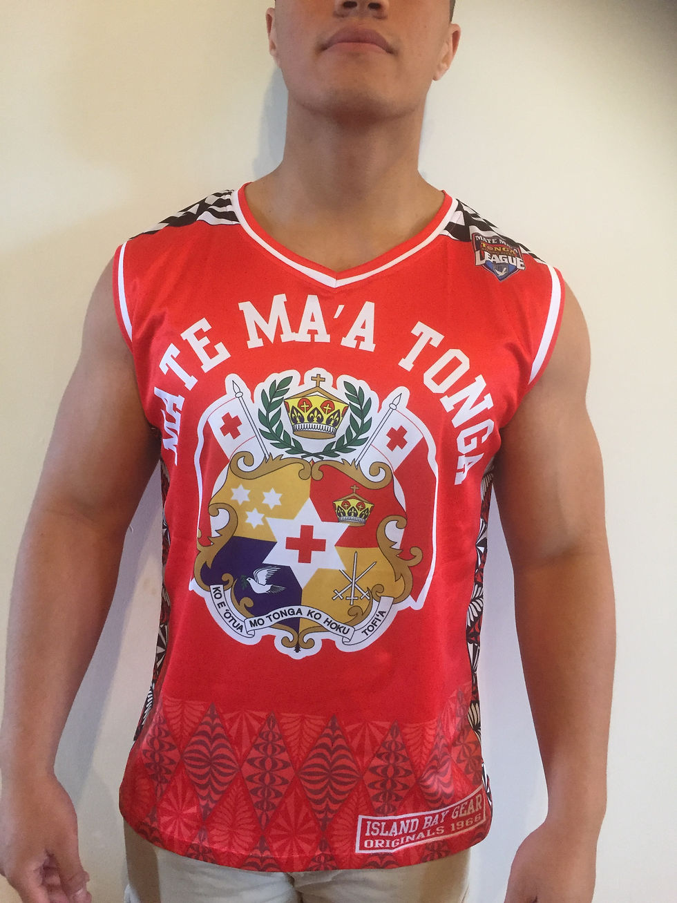 Thumbnail: Mate Ma'a Tonga singlet ADULTS