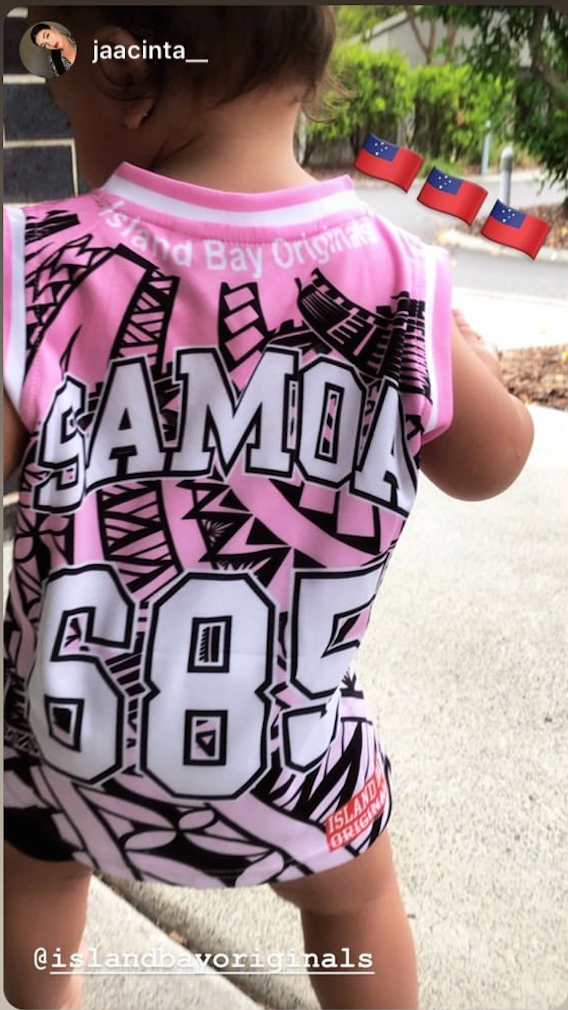 Thumbnail: Samoa Independence singlet PINK - Kids