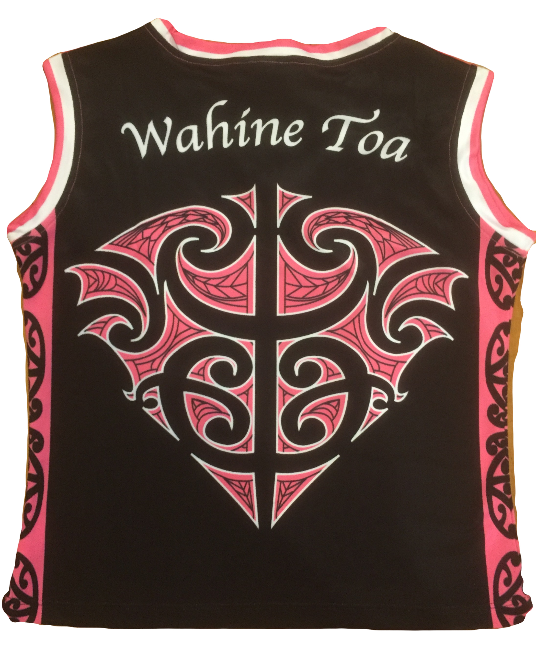 Wahine Toa Singlet Pink Kids Islandbay