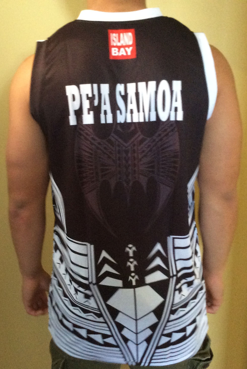 Thumbnail: Pe'a Samoa Black singlet - ADULTS