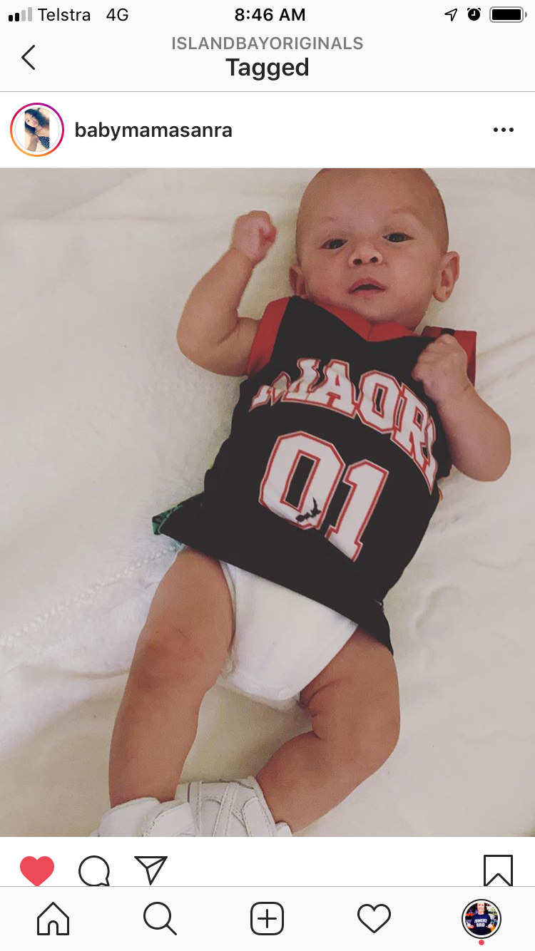 Thumbnail: Chur Bay Maori singlet - KIDS Size 00, 0, 2, 4, 6 & 8