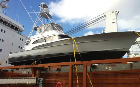 Barca a vela in trasporto — imbarcazioni 4Landing