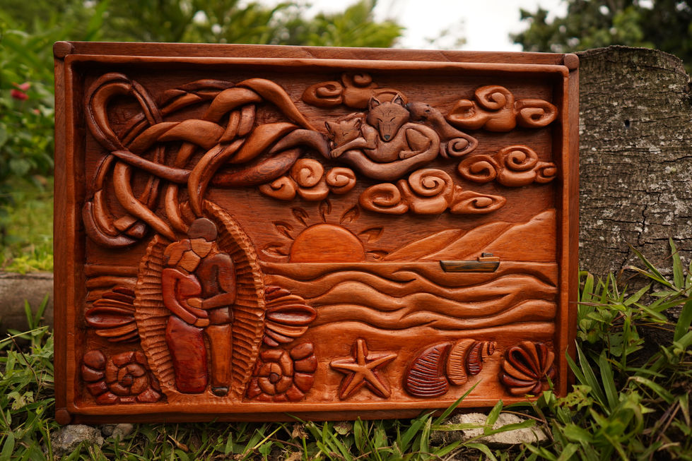 Mythic Love Story (Pt.2 Creating)-Huayruro Wood-2019-$4,999