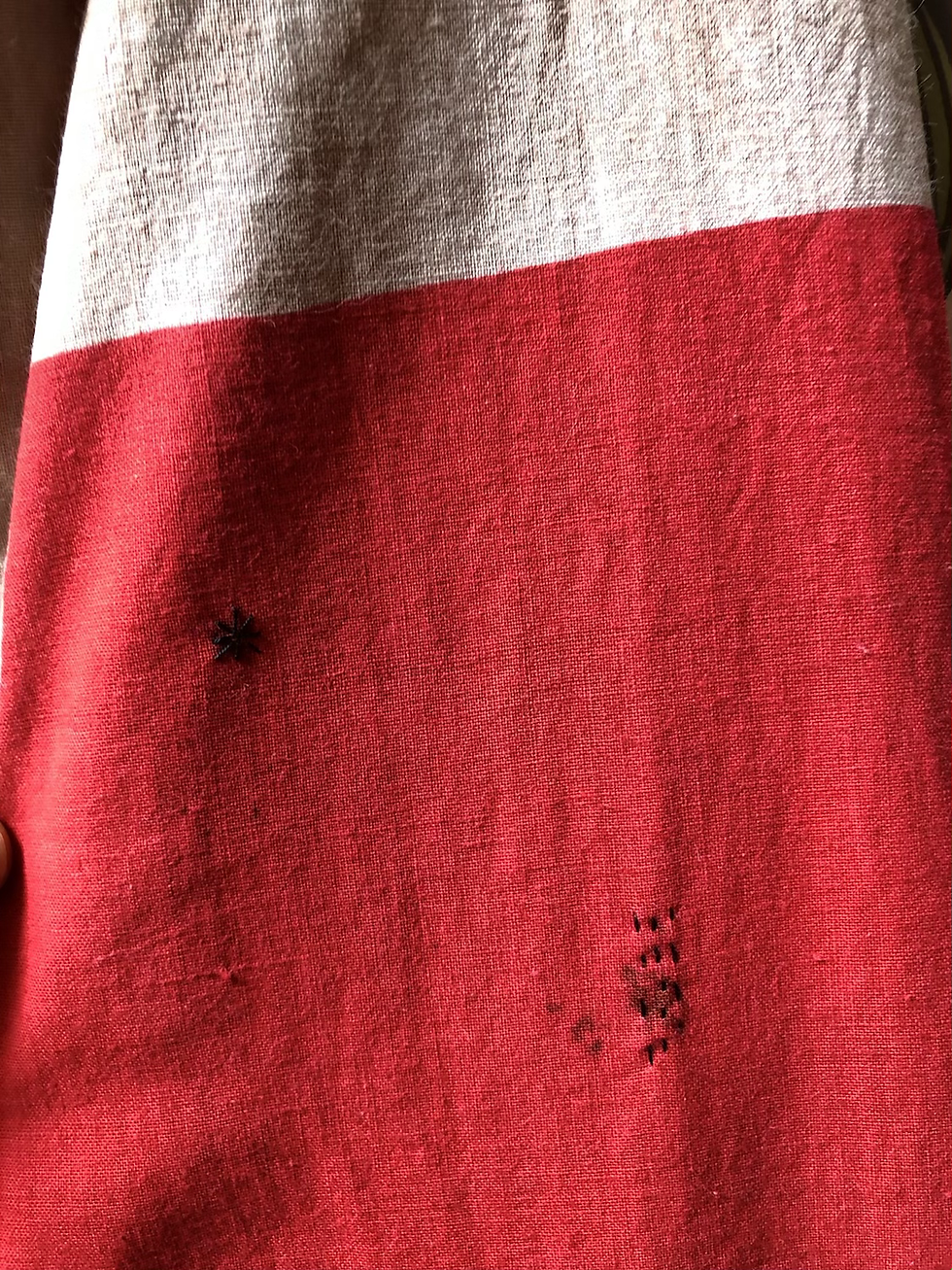 Thumbnail: Pants from the retro Showa-era（1926-89）frag  dyed with the persimmons and feed-s