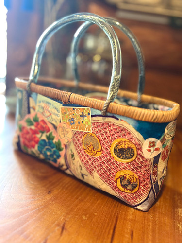 一閑張りかごバスケット Ikkanbari Basket | MomoyoStoby