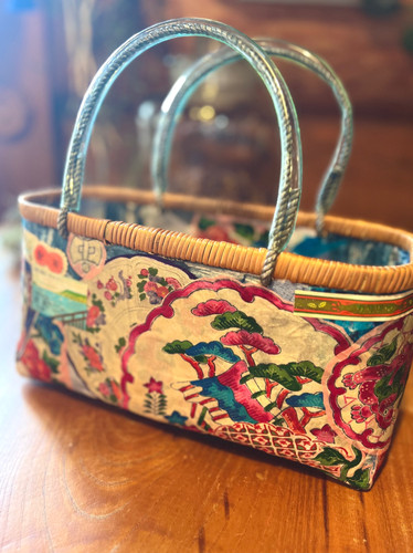 一閑張りかごバスケット Ikkanbari Basket | MomoyoStoby