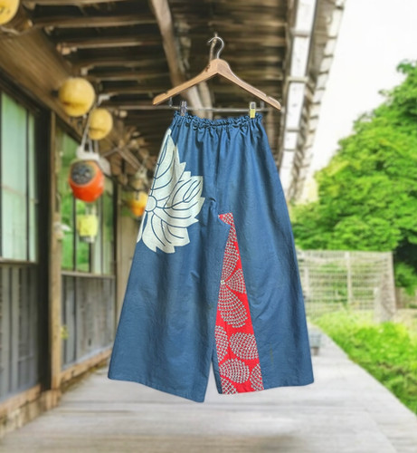 古布リメイク風呂敷のパンツ 古布リメイク風呂敷のパンツ - パンツ