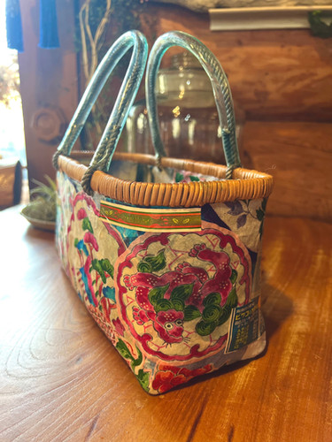 一閑張りかごバスケット Ikkanbari Basket | MomoyoStoby