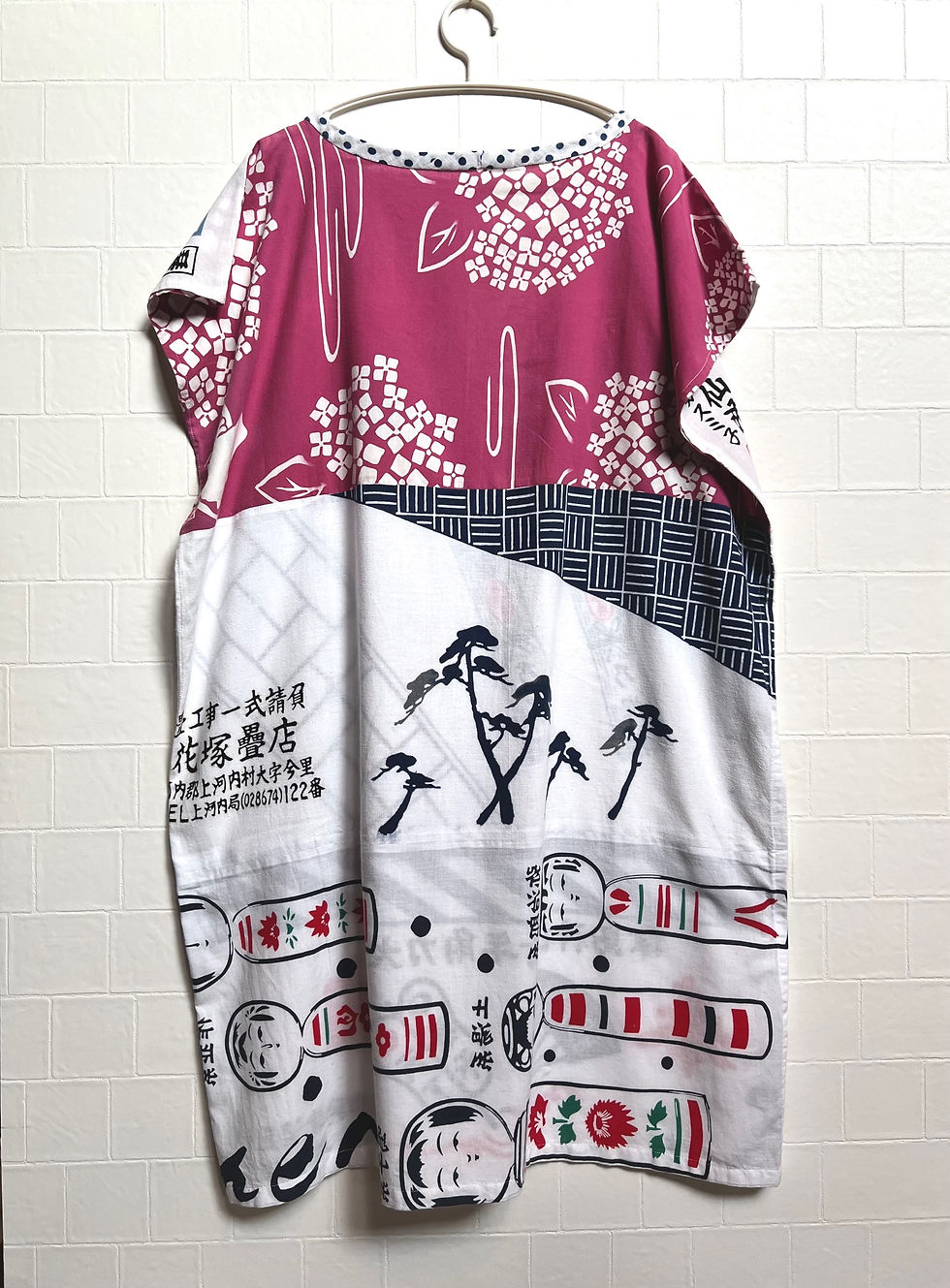 サムネイル： Rare Showa-era Vintage Japanese Tenugui Dress