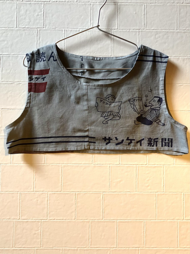 昭和の手ぬぐいビスチェ Vintage Tenugui Bustier | MomoyoStoby