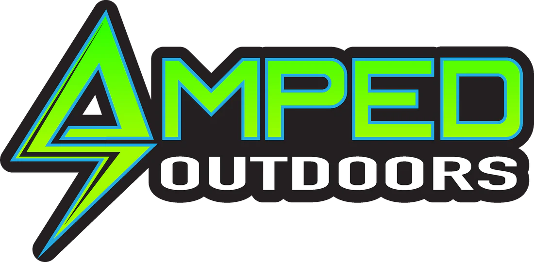 Amped Outdoors Batteries logo