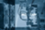 The plastic injection parts gripping by vacuum robotic system from injection machine. The
