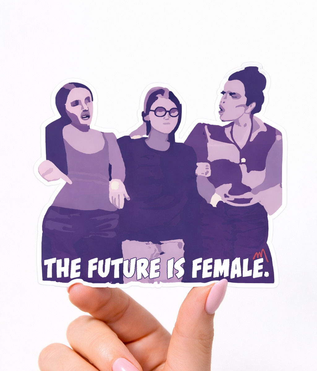 the future is female sticker