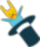 ハットでうさぎ