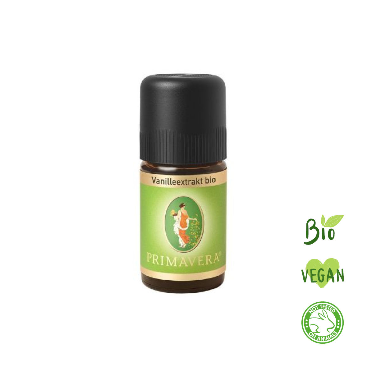 Primavera Ätherisches Öl: Vanilleextrakt bio 5 ml.