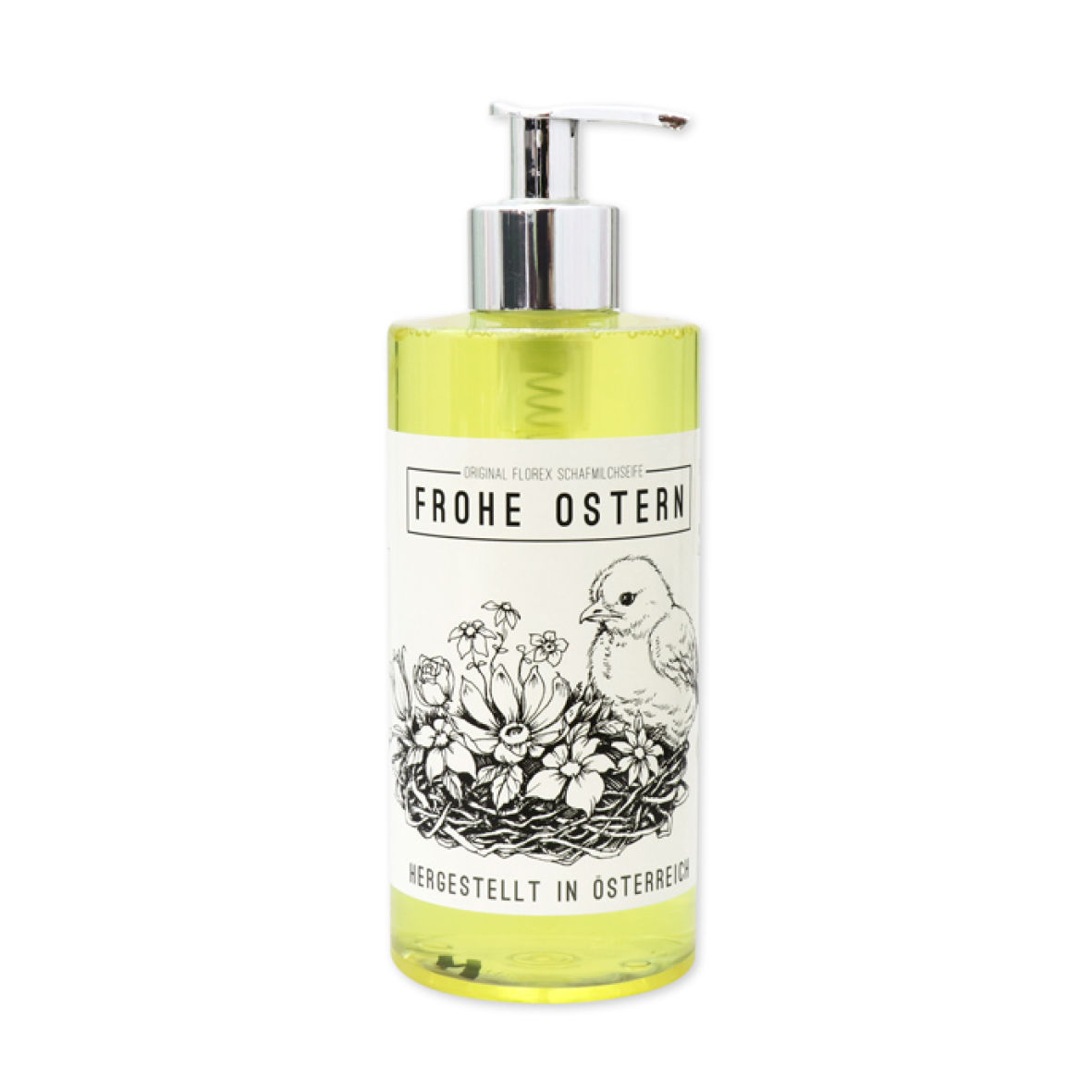 Florex: Schafmilchseife flüssig 400 ml. - "Frohe Ostern" Grapefruit