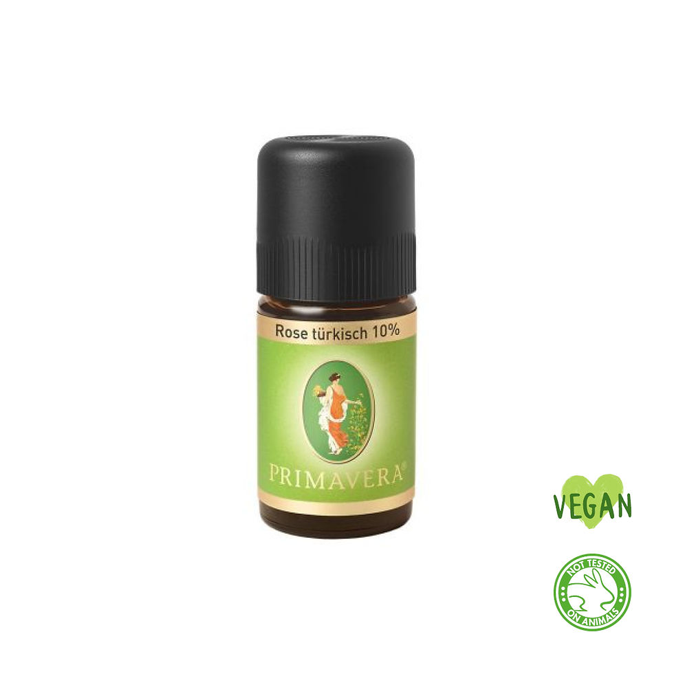 Primavera Ätherisches Öl: Rose türkisch 10% 5 ml.