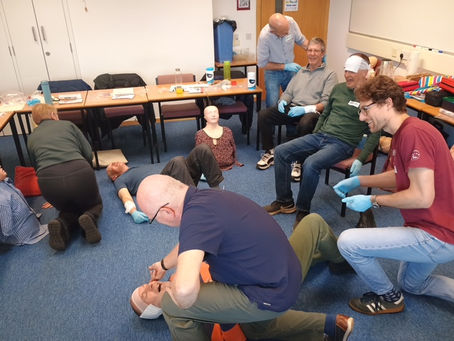 Building First Aid skills in our Club