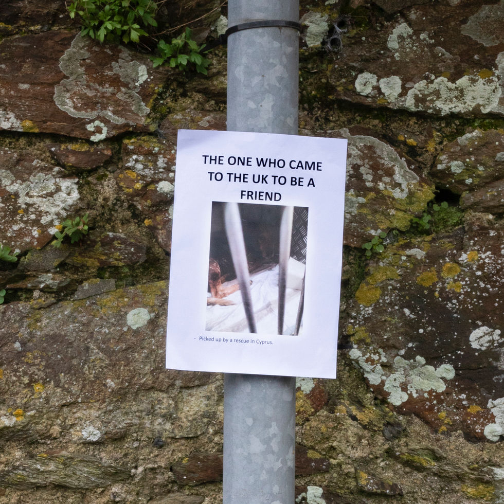 The one who came to the uk to be a friend.