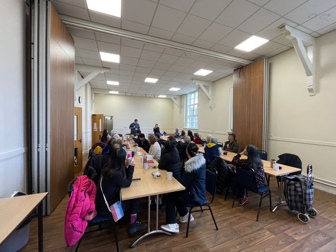 Adam Tinsley at Maltby Councilor visiting us on 26-10-2025