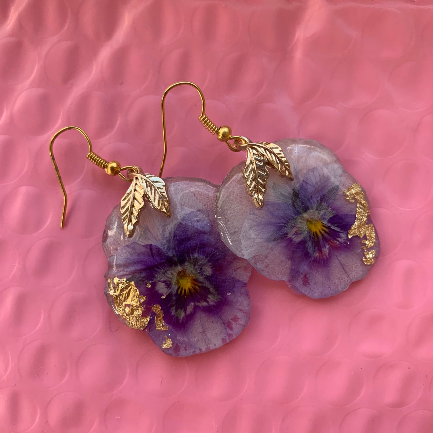 Pansy Earrings 