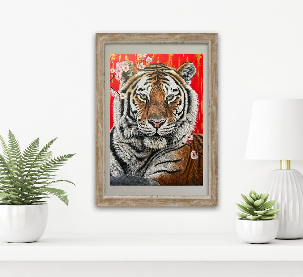 Thumbnail: A4 giclee print of The Year of the Tiger 