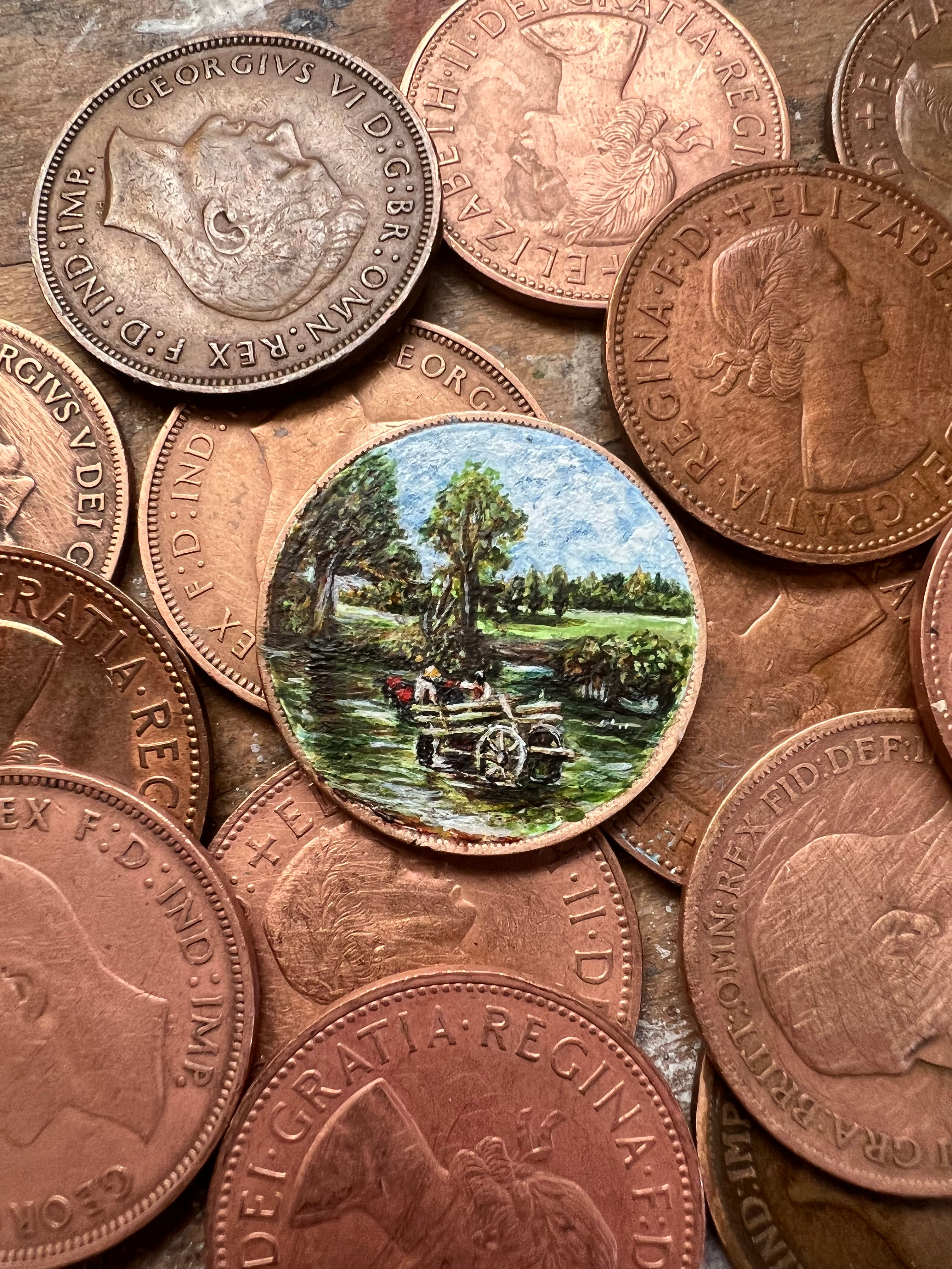 Painted Pennies - The Haywain