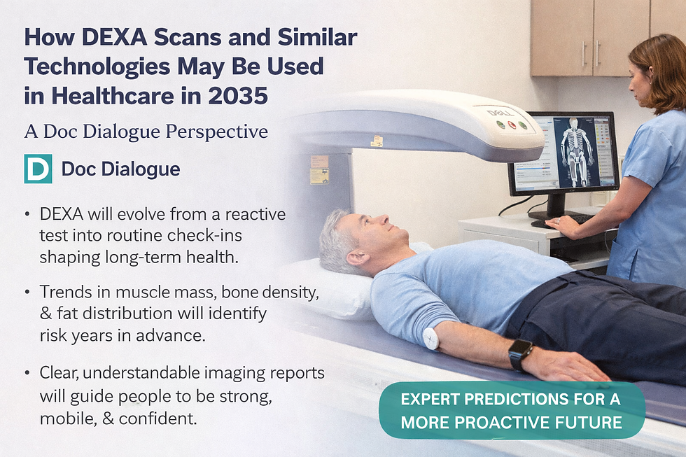 How DEXA Scans and Similar Technologies May Be Used in Healthcare in 2035