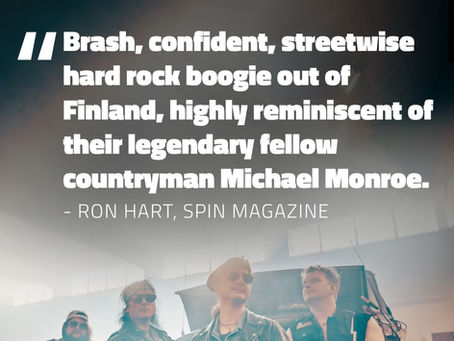 We got noticed at SPIN MAGAZINE