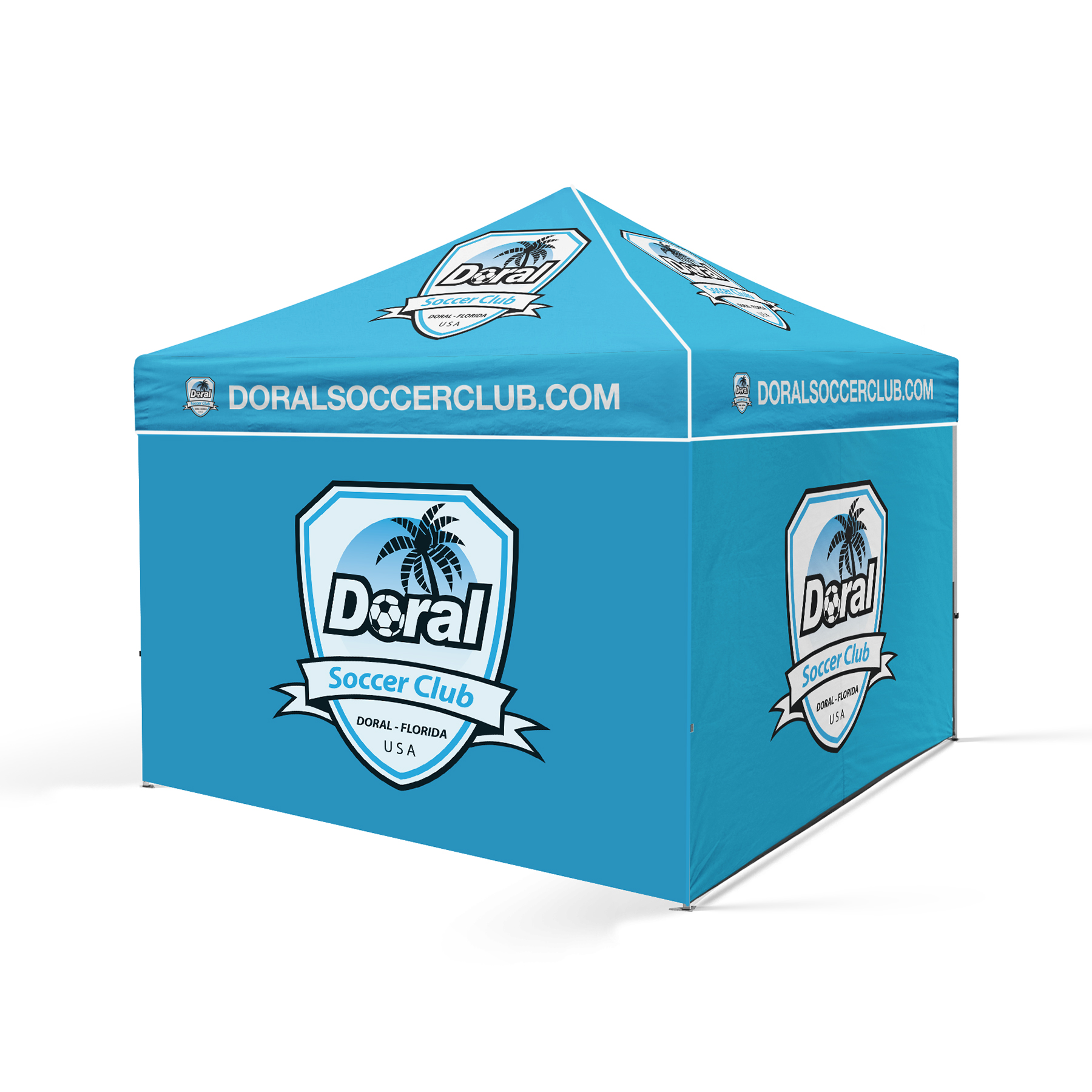 Doral Soccer Club custom canopy