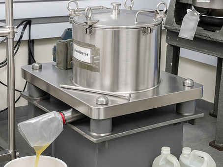 WHIRLER Water Treatment HALAR Coated Pilot Bag Pulling Basket Centrifuge