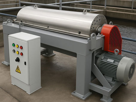WCPL Effluent Duplex Self Cleaning Drying Sludge Centrifuge