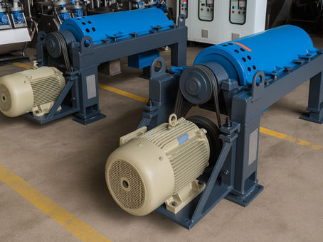 Novel ETP Duplex Continuous Drying Sludge Decanter Centrifuge